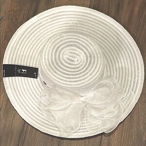 NWT Forbusite Easter/Derby Hat with Organza Bow